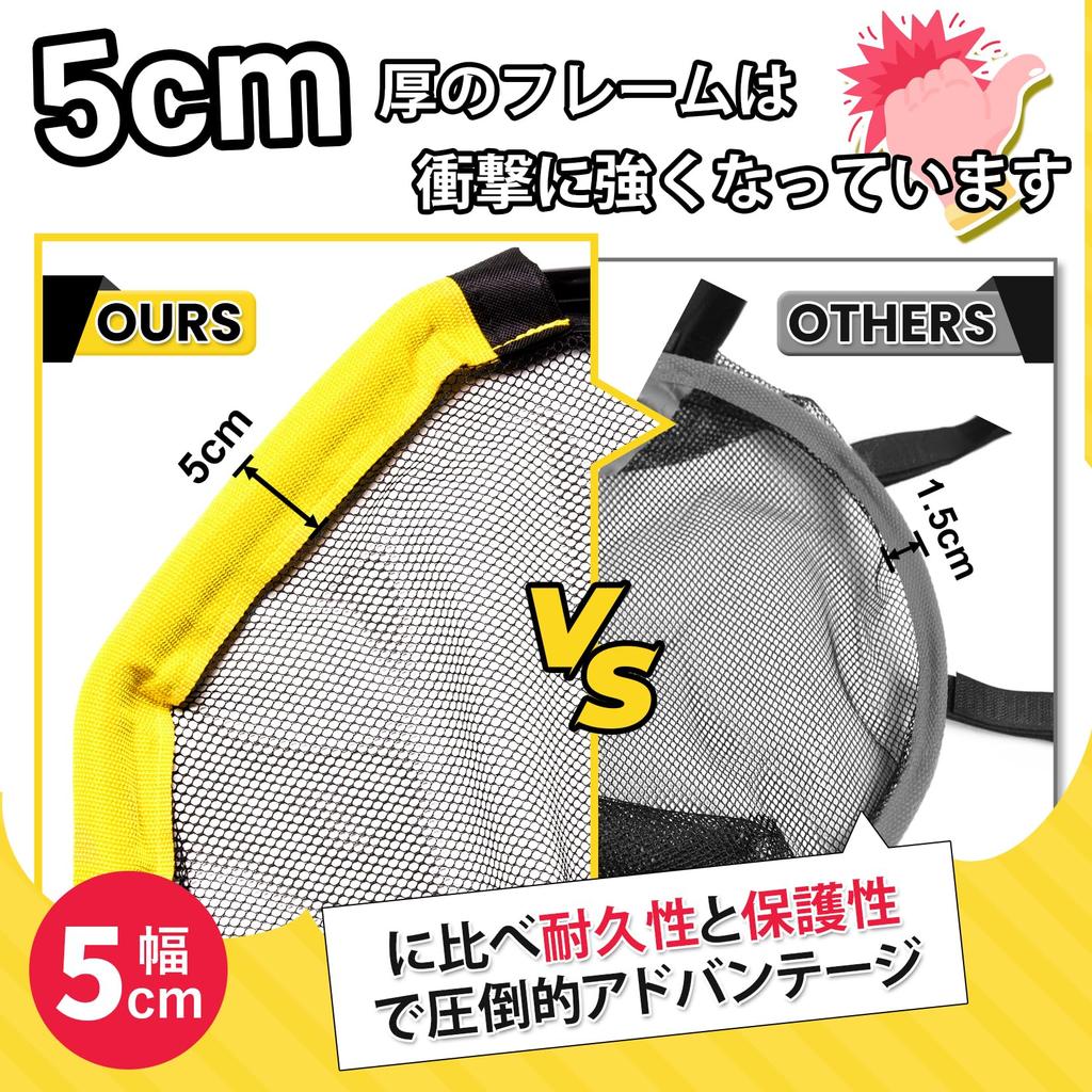 Soccer Goal Easy to Install Target, Detachable, Portable, (Yellow)