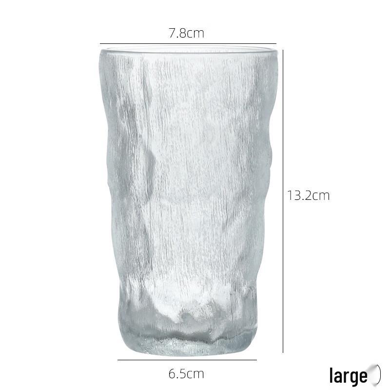 Glacier Style Glass Beverage Cup 350ML