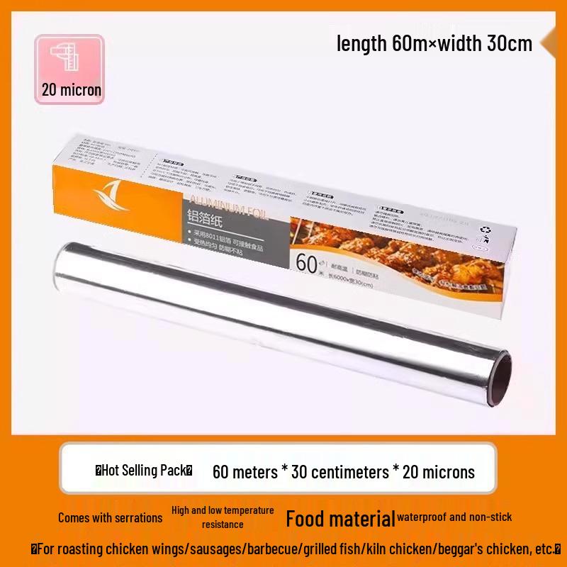 Food-Grade Silicone Baking Paper & Aluminum Foil for Oven, Grill, and Air Fryer