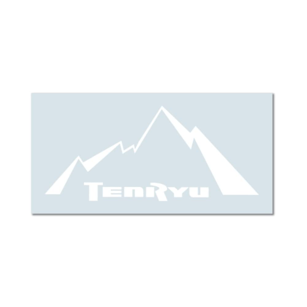 Tenryu Mountain Logo Cutting Medium Size Sheet, White, белый