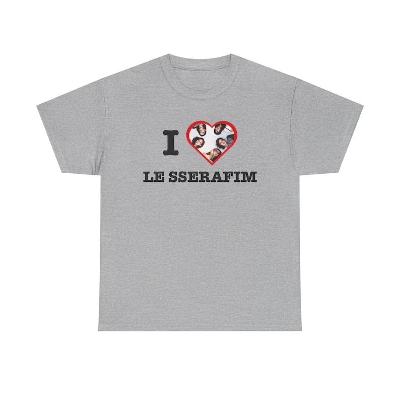 Summer Hot Sale LE SSERAFIM 'pureflow' Tour 2026 Concert T Shirt Hip-hop Punk Men Women Oversized T-shirt Cotton Gothic Round T-shirt Kpop Fan Shirt