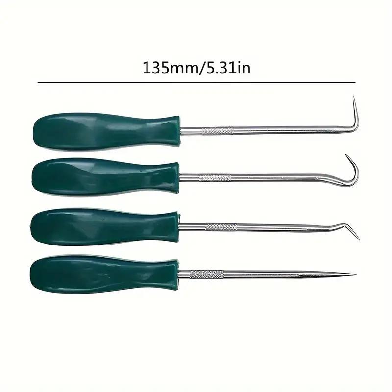 4pcs Oil Seal Pliers Set Pull Hook Oil Seal Screwdriver O-ring Puller Disassembly Hook Automotive Tire Repair Hand Tools
