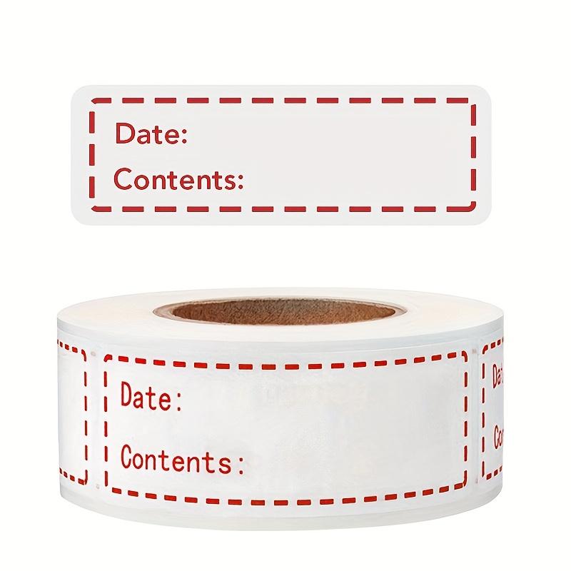 

125 шт./рулон Съемные наклейки-этикетки для бутылок с приправами, наклейки с датами, необходимые для организации кухни, наклейки для банок для специй 125pcs