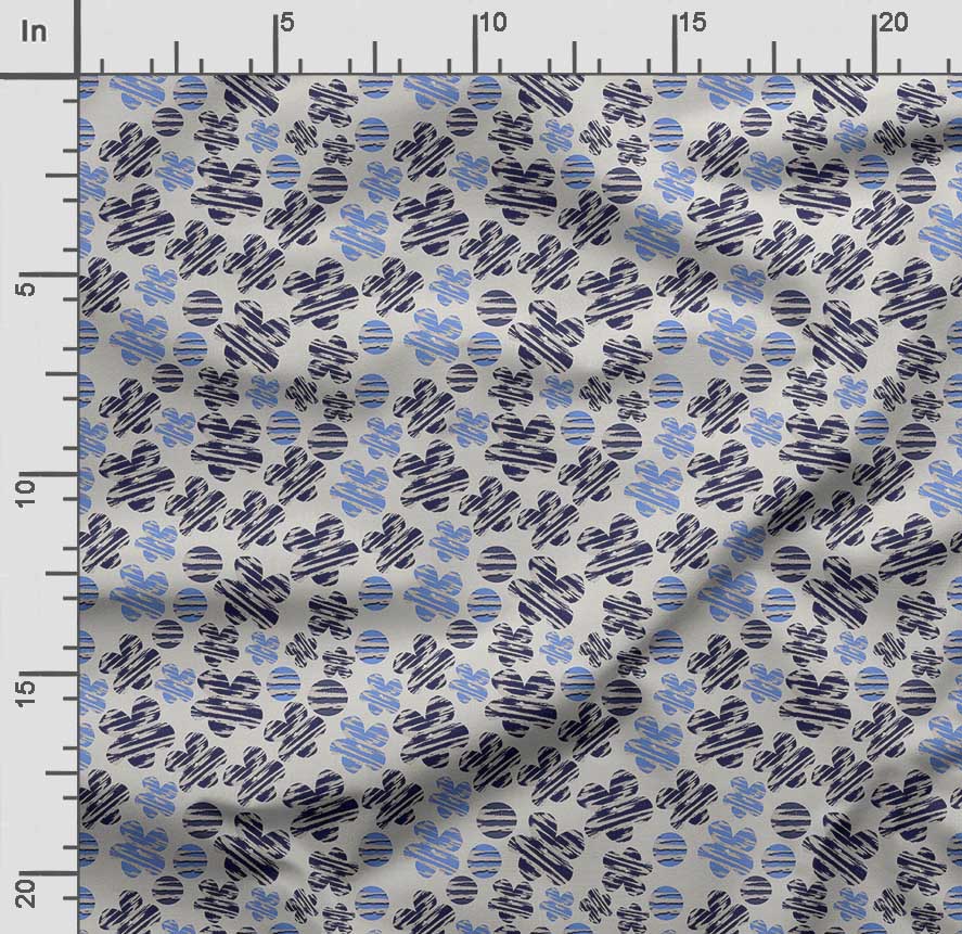 Soimoi Floral Print,  Cotton Cambric, Quilting Fabric Sold by The Yard 42 Inch Wide, Medium Weight Cotton Fabric, Sewing  Supplies,