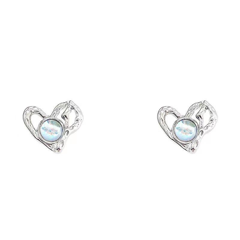 Ear Clip Heart-shaped Earrings Without Ear Holes
