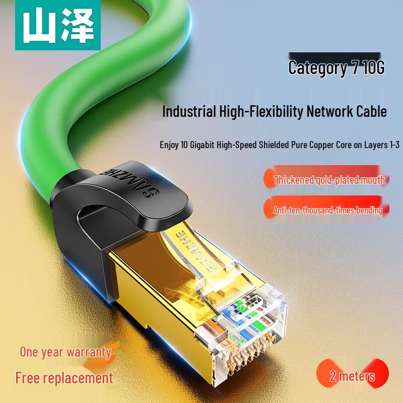 Shanze Cat6A, Cat7 ve Cat6 Ethernet Ağ Kabloları