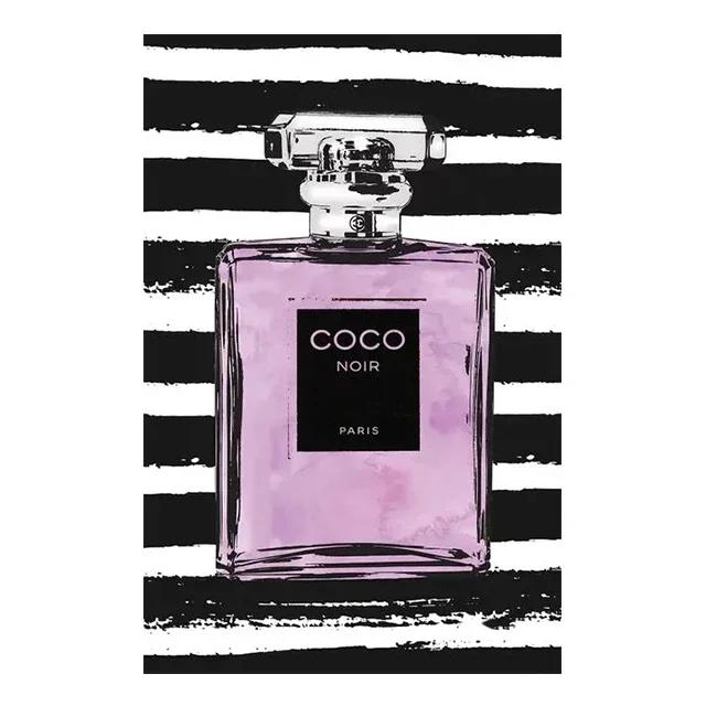Modern Fashion Aesthetics Wall Art Paris Luxury Perfume Bottle HD Oil On Canvas Poster Print Home Bedroom Decoration Gift