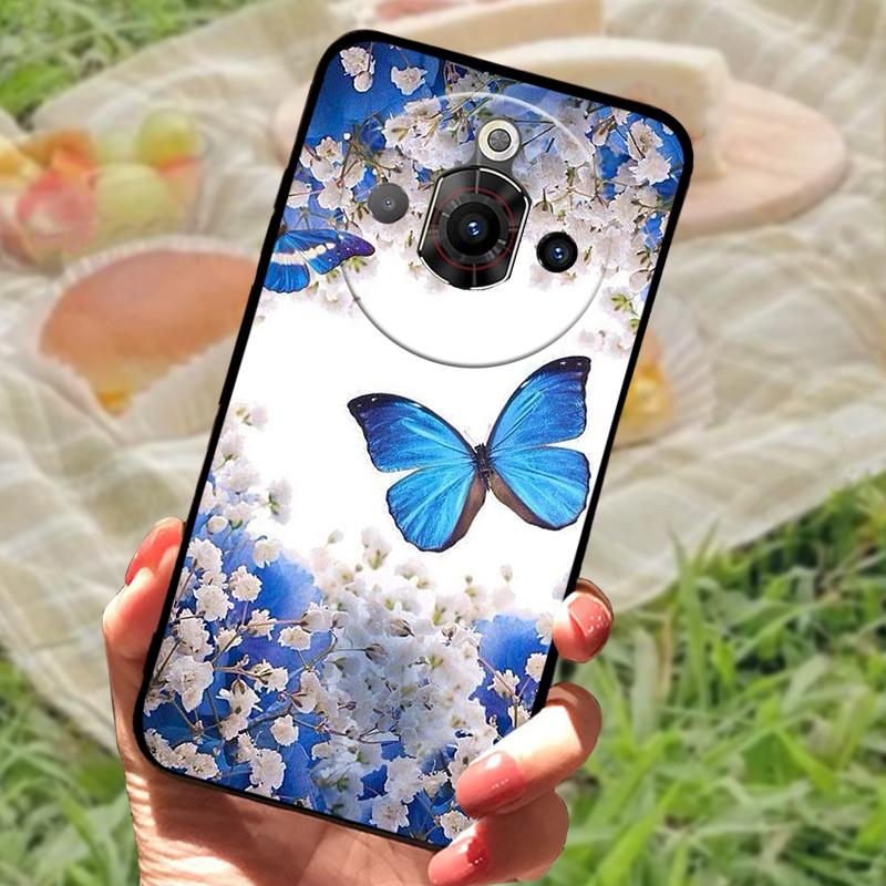 For ZTE Nubia Focus Pro Case Butterfly Pattern Printing Stylish Design Phone Protective Cover For Nubia Focus Pro 5G Funda
