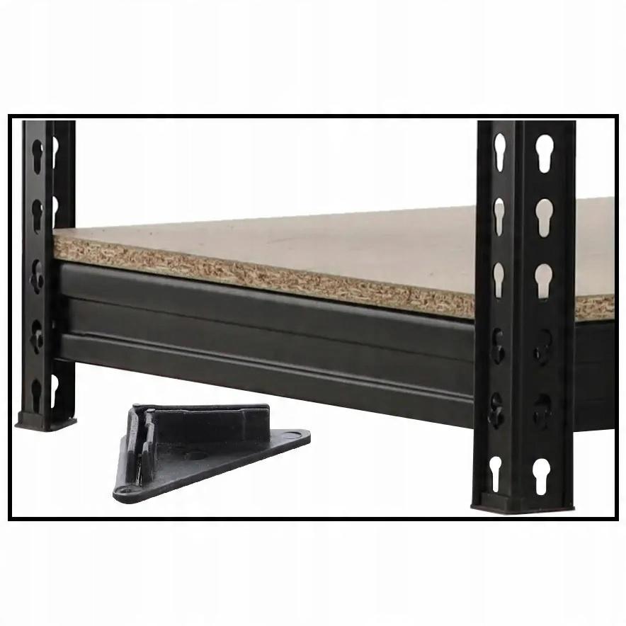 Regał Magazynowy Garażowy Czarny 5 Półek 875Kg 180X90X30 Szybki Montaż