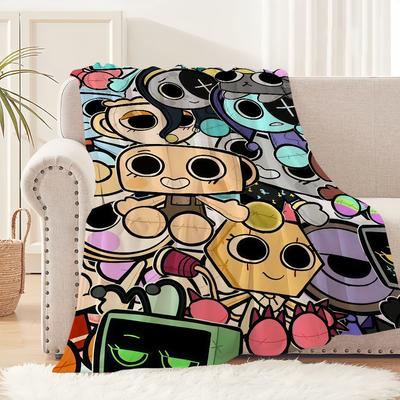 Game D-Dandys World Blanket Soft Comfortable Nap Plush Suitable For Iiving Room Office Bedroom Birthday Home Kid Gift