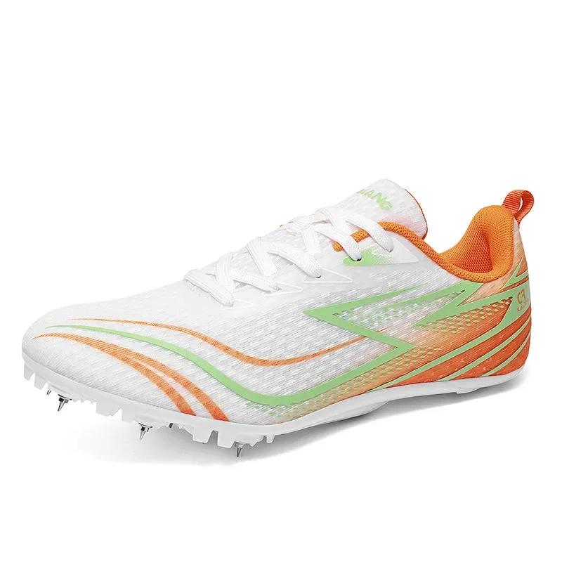 Professional Tracking Shoes Men's Sports Running Grown-ups Sneakers Athletics Spikes Shoes Youth Racing Match Sport Lightweight