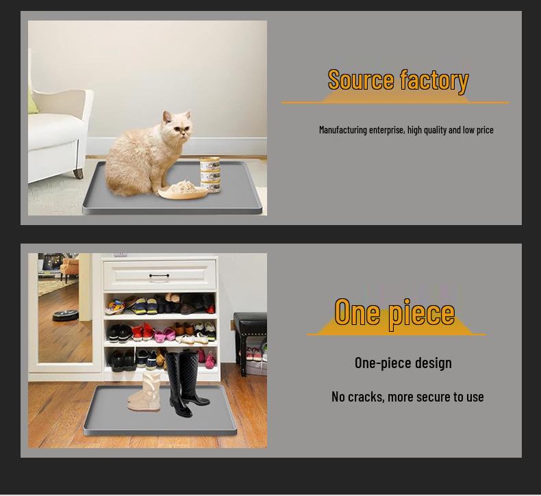 Washing Machine & Fridge Silicone Dust Protector: Heat-Resistant, Non-Slip, Multi-Functional Mat
