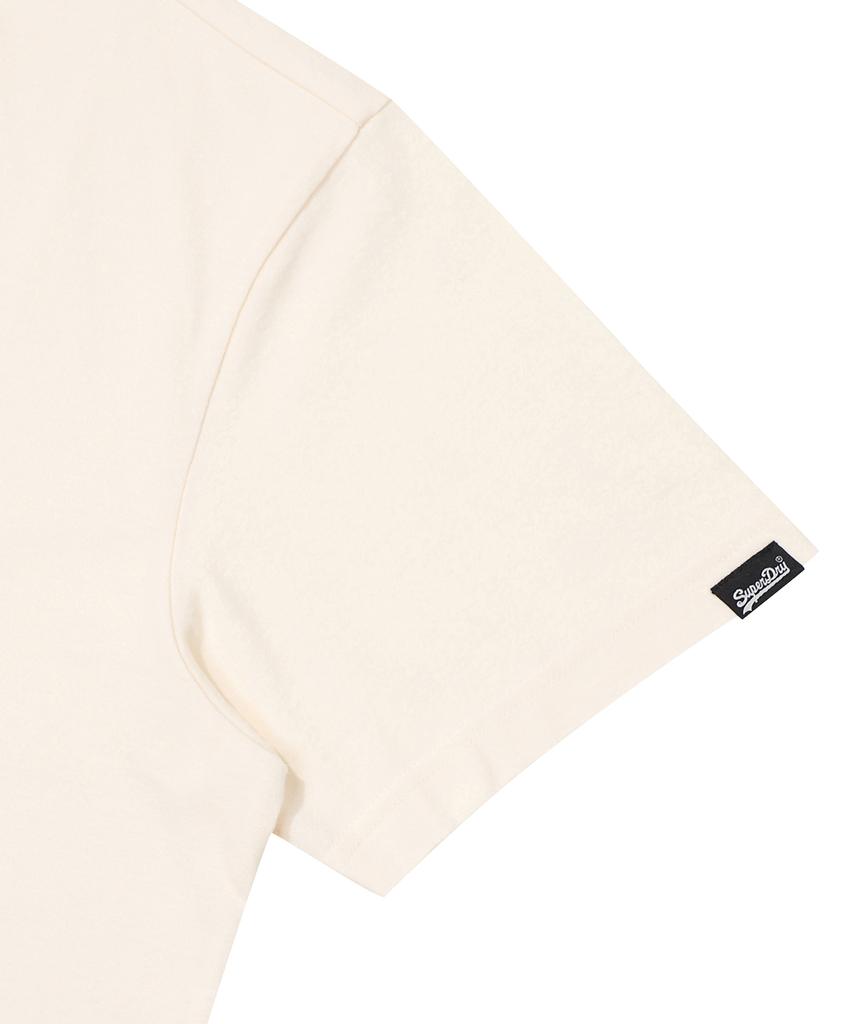 Syupeodeulai Flower Small Logo T-Shirt Cream