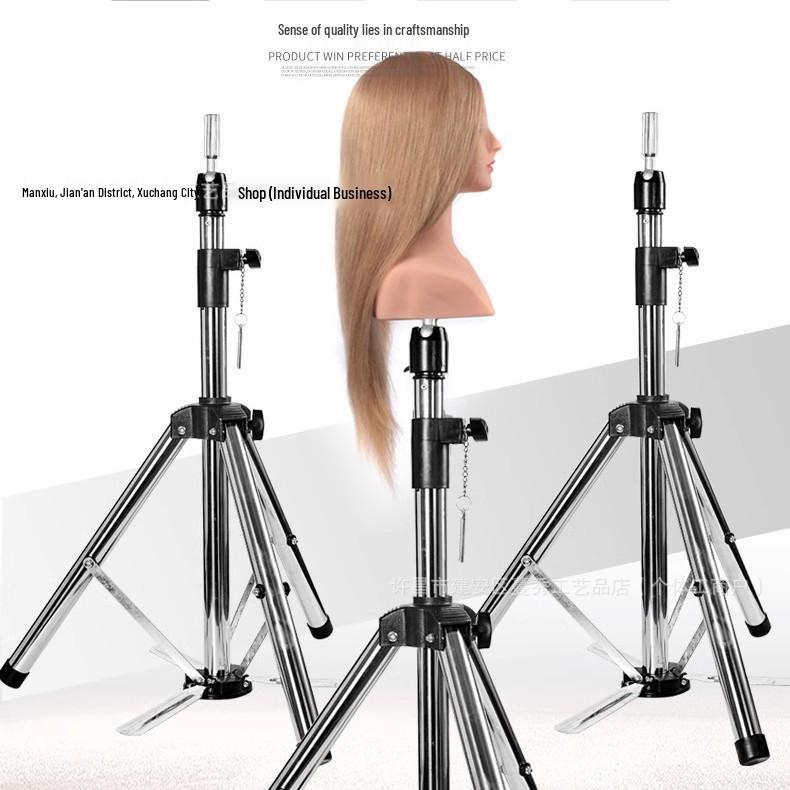 Hairdressing Mannequin Head Floor Stand Tripod