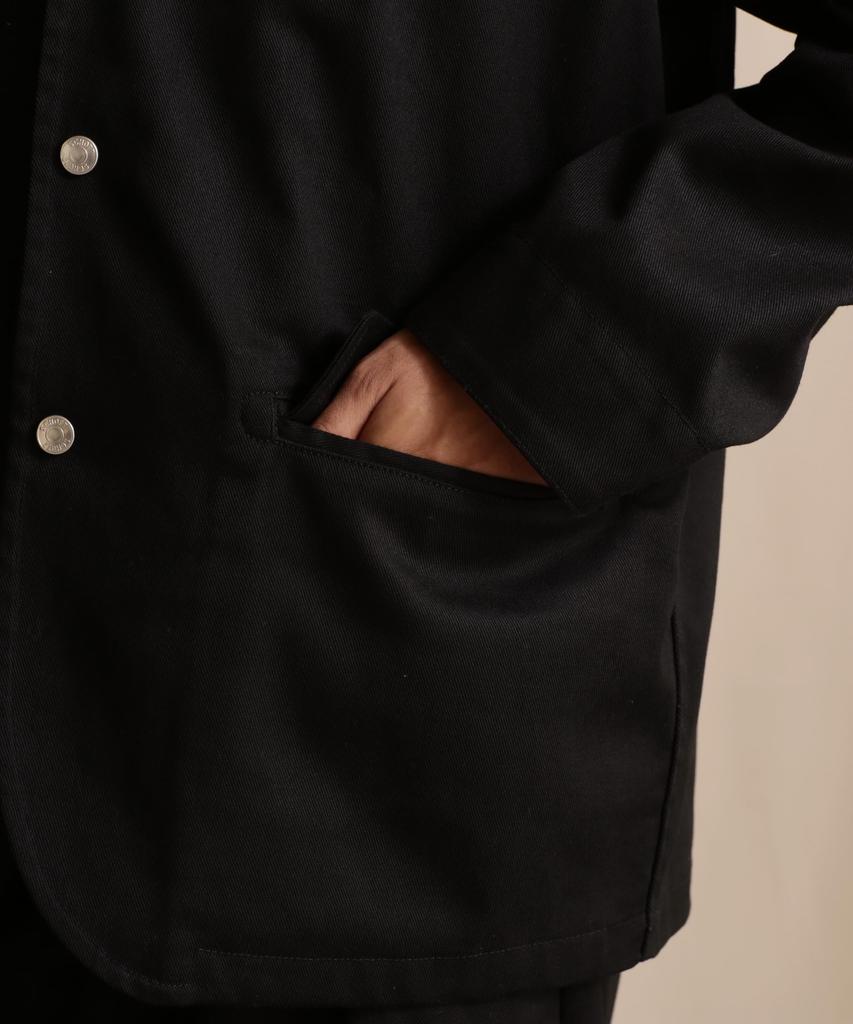 Schott TC 3B JACKET, Men's 3-Button Jacket, Size 2XL, Black, 782-5952002