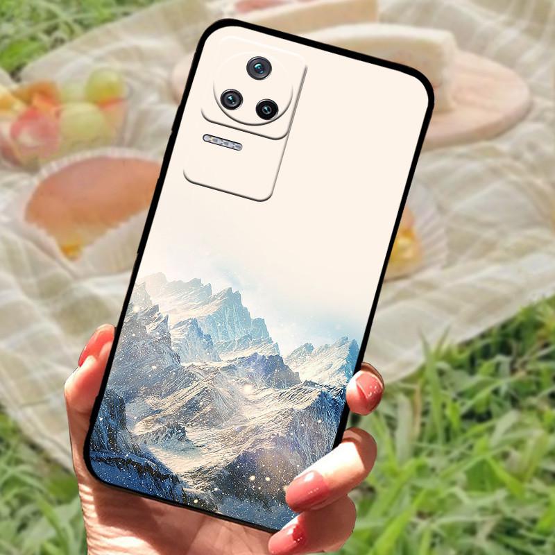 Für Poco F4 5G Hülle Poco F5 Pro Silikon TPU Bumper Weiche Handyhülle Für Xiaomi Poco F4 GT 5G Cartoon Tier Hülle Fundas Cases