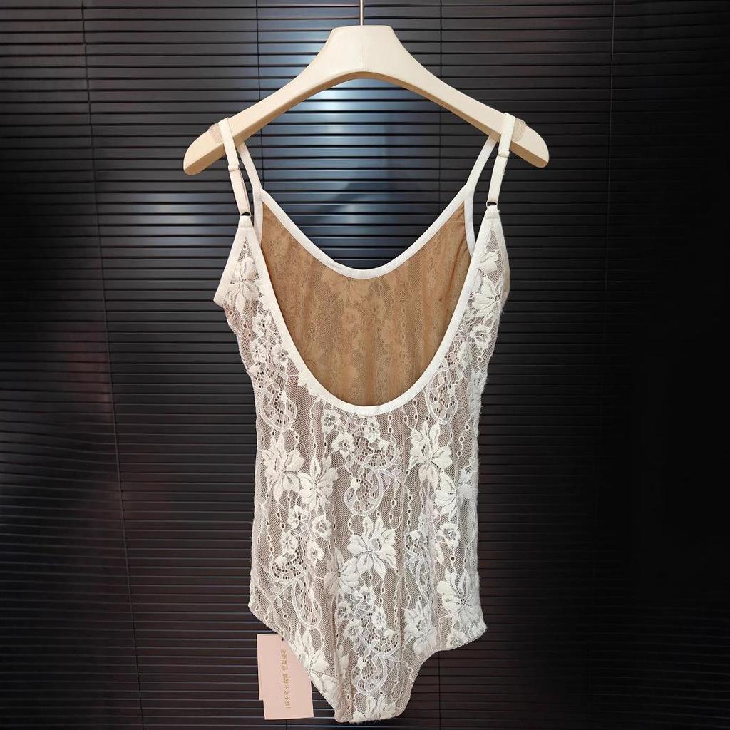 Europäische & Amerikanische Trendige Rückenfreie Spitzen-Camisole - Damen Slim Fit Herbst/Winter Top