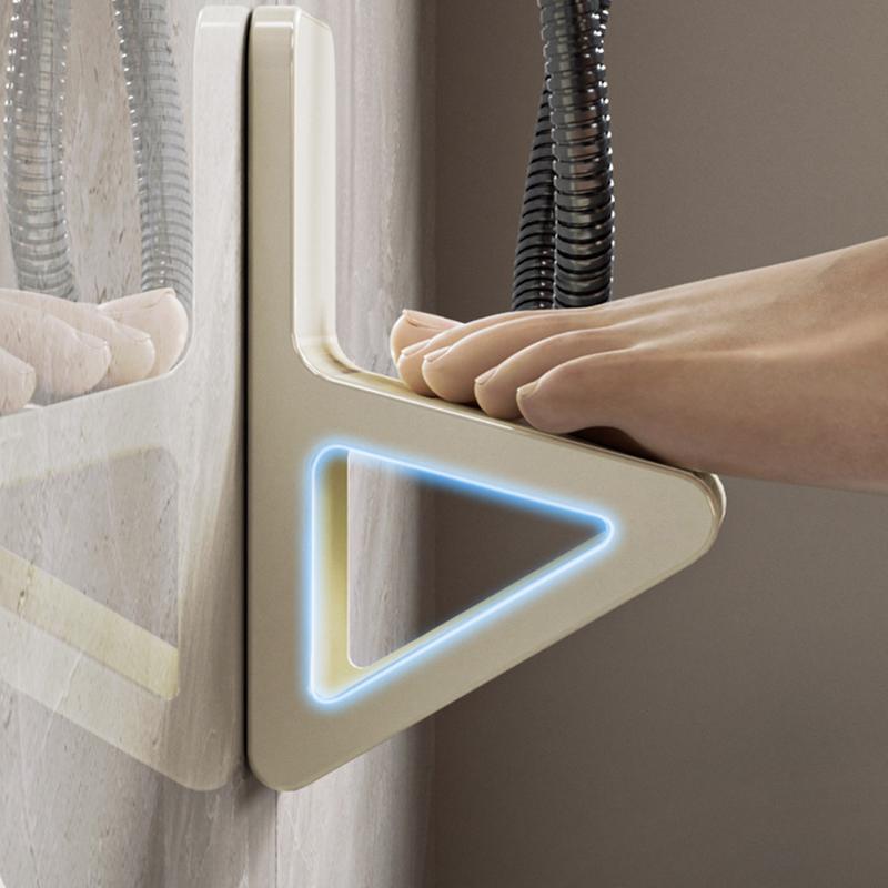Badezimmer Dusche Fußstütze Rasieren Bein Stufe Hilfe Griffhalter Pedal Stufe Einfache Installation Rutschfestes Fußpedal Füße waschen