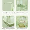 Hanging Bathtubs Shower Box Parrots Bathtubs Clear Automatic Visible Bath Shower for Small Birds Birdcage Decoration