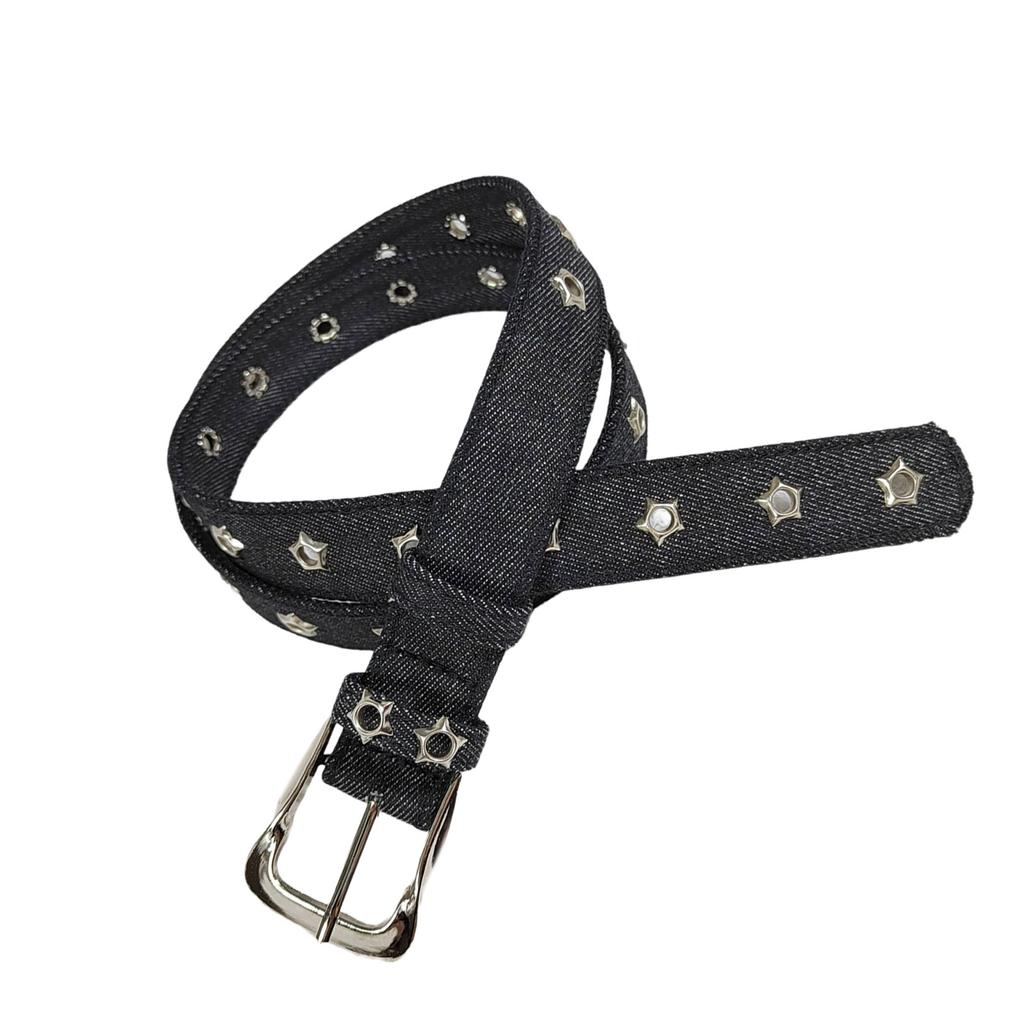 Stilvoller Sternverzierter Taillengürtel für Damen Mädchen Vielseitiger Jeans-Bund Verstellbare Freizeit-Hosen Taillen-Dekor