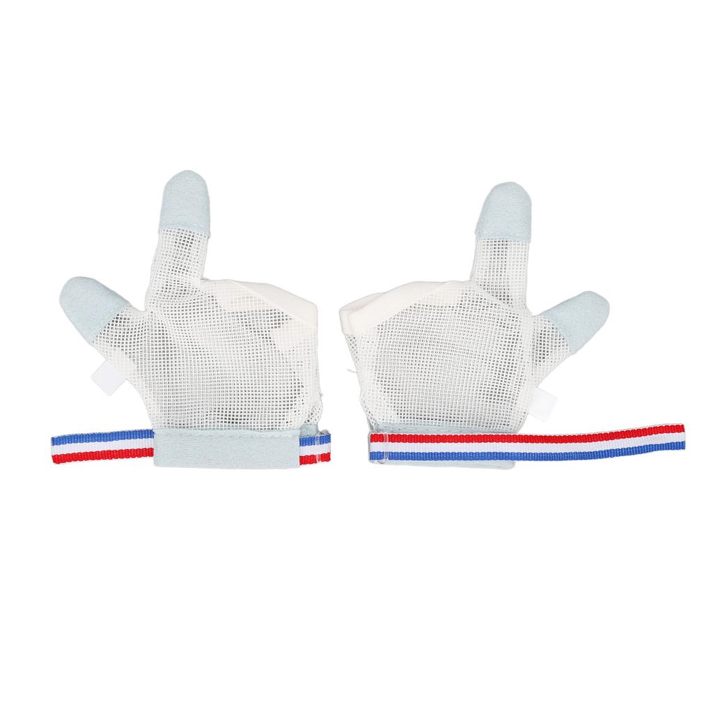 1 Pair Toddler Finger Guard Massage Gums Good Breathability Adjustment Size Comfortable Baby Stop Thumb Sucking Finger