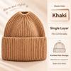 Ear Protection Knitted Hat Windproof Skull Cap Fashion Winter Hat  Women And Girls