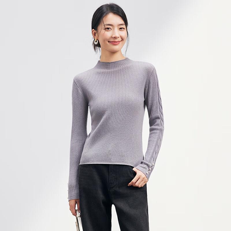 JOY SPEAKER Women's Slim-Fit Half-Turtleneck Knit Top