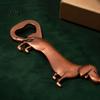 Portable Beer Cap Remover Dachshund Dog Bottle Opener, Zinc Alloy Cute Puppy Wine Accessory Metal Opener for Kitchen Bar And Home