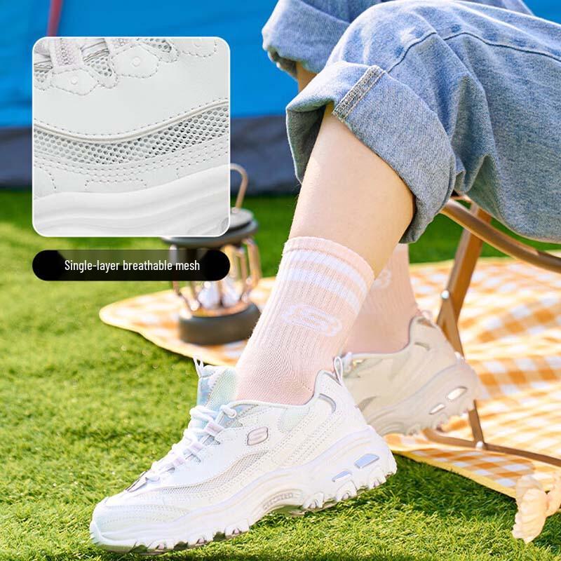 Skechers Women s Retro Platform White Sneakers XL