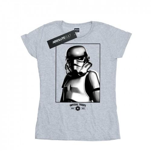 

Star Wars Womens/Ladies Imperial Troops Cotton T-Shirt XXL білий