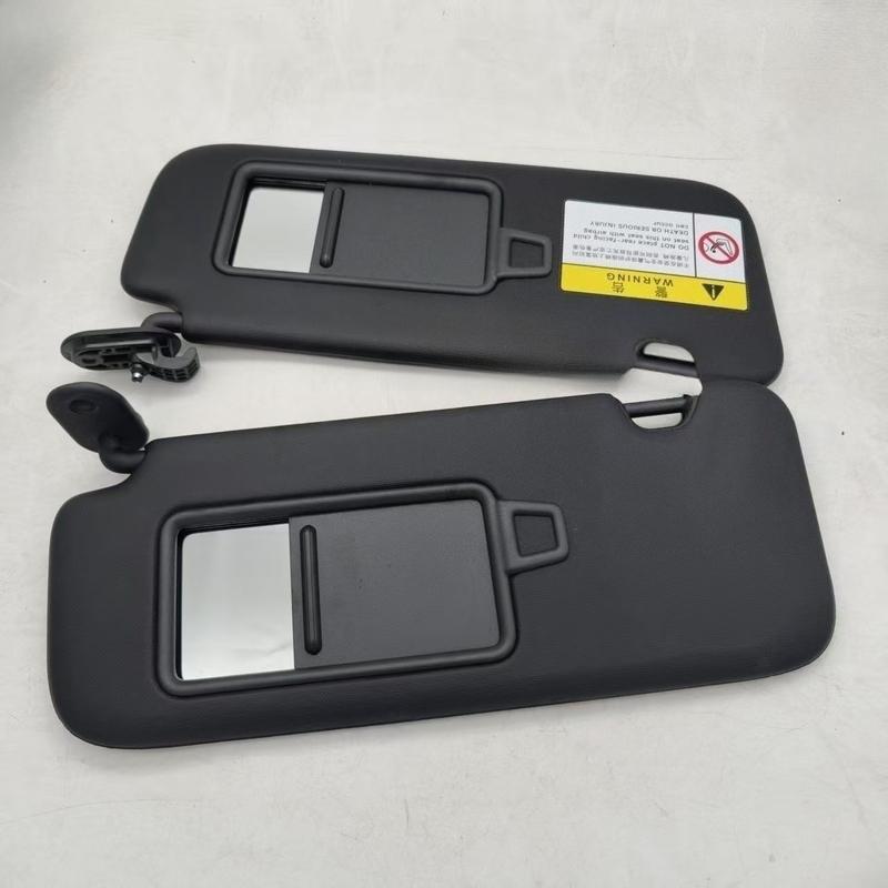 Black Car Sun Visor with Makeup Mirror Fit for Kia K3 Forte Cerato - Interior Sun Shade Guard OE:85210-Q81000WK 85220-Q8