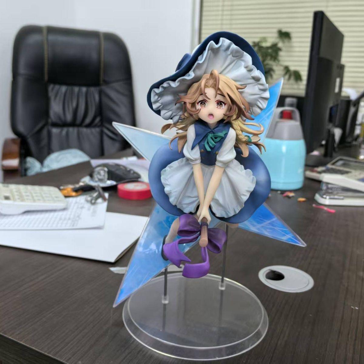 

28 см Аниме Проект Touhou Фигурка Kirisame Marisa Фигурки Фигурка ПВХ Коллекция Статуэтка Настольное Украшение Модель Кукла Игрушки Подарки для Детей no box