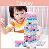 Stacking Toy Wooden Cartoon Animals Printing Kids Educational Interactive Game
