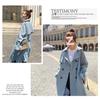 Women's Mid-Length Korean-Style Loose Trench Coat - British Design, Spring & Autumn 2025 Trend