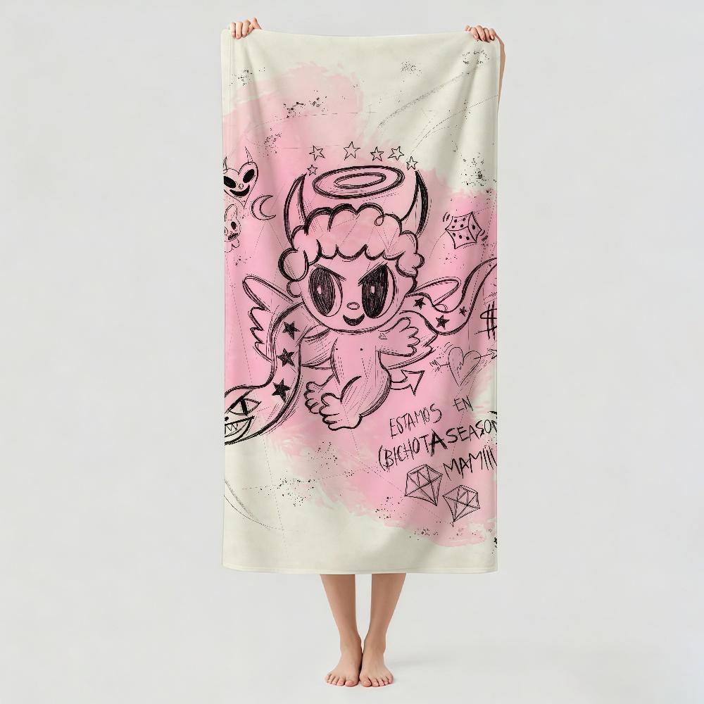 Colombian Singer K-Karol G Towel Drying Bath Towel Applicable To Light Swimming Camping Yoga Beach Out