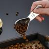 2Pcs Stainless Steel Coffee Bean Measuring Spoon Powder Scoop with Graduated Scale 30ml 15ml Baking Tools