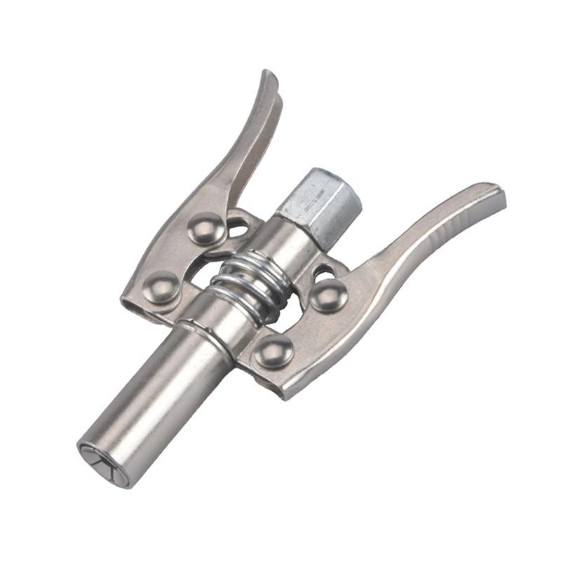 

10000Psi Grease Gun Coupler Manual Grease Pump Head Syringe Lubrication Nozzle Oil Pump Filling Tool Grease Injector Nipple Onesize