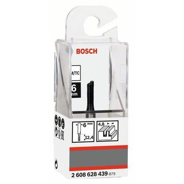 Bosch Fraise à rainurer droit 6 mm, D1 4,8mm, L 12,4mm, G 51mm - 2608628439