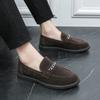  Leather Men Casual Shoes Soft Men Loafers Moccasins Breathable Casual Leather Shoes