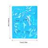 Sparkling Effect Button Pendant Mold Holographic Resin Button Mold DIY Jewellery