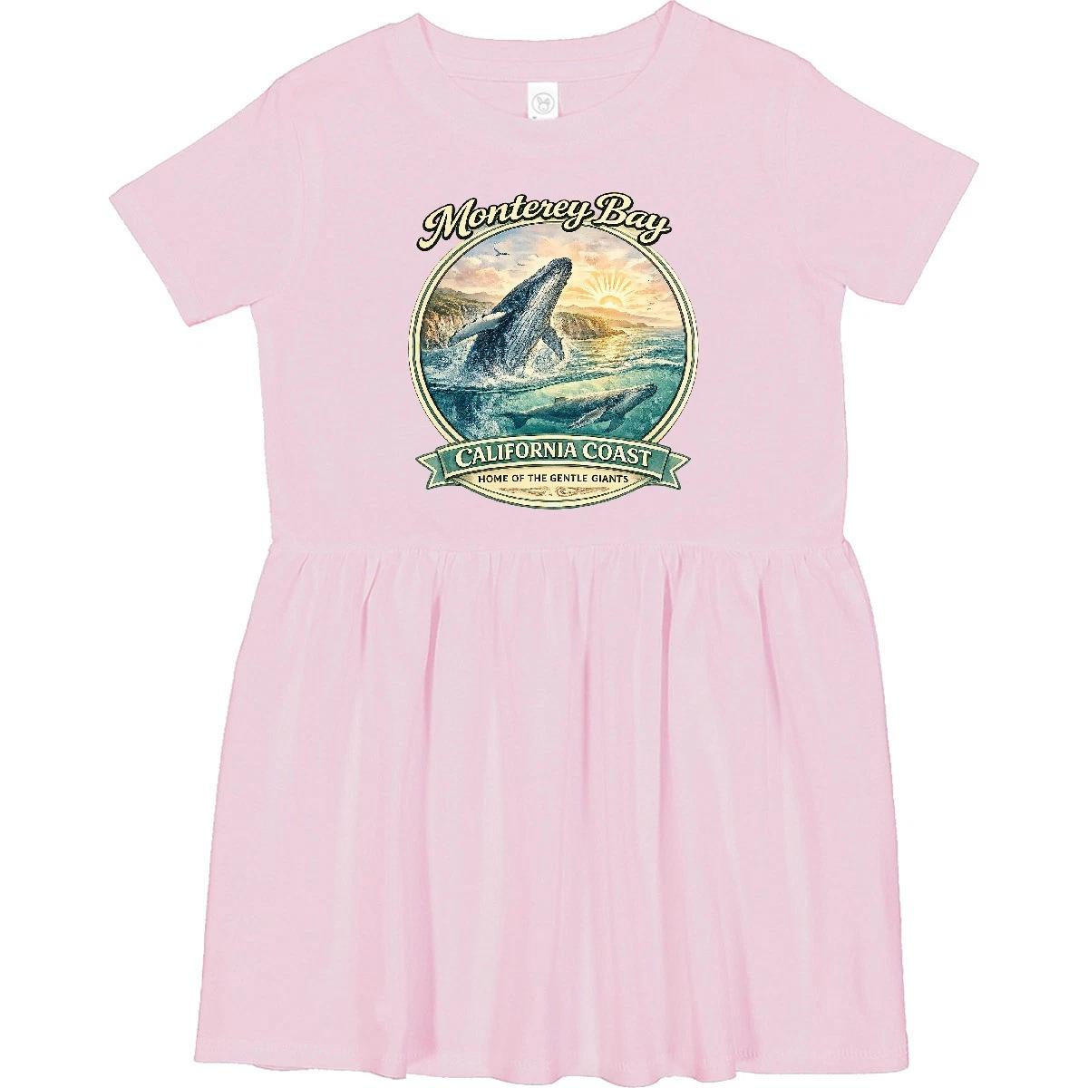 Inktastic Monterey Bay California Coast Toddler Dress Shirt Souvenir Whale Trip 110