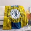 Teplice Football Club  Print Flannel Blanket, High quality Comfortable for All Seasons, Home Decor, Warmth and Comfort