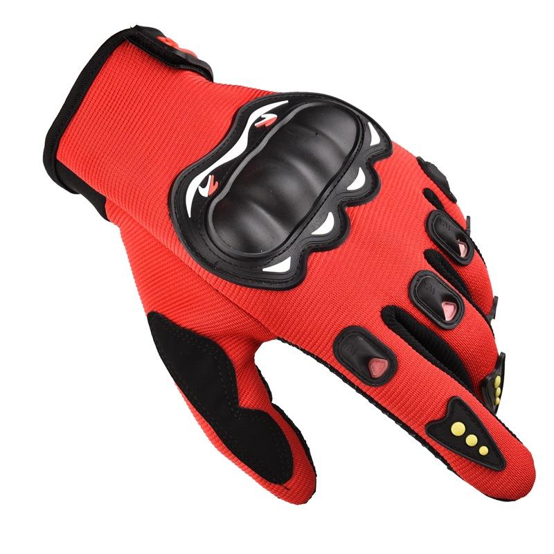 

Перчатки для езды на велосипеде с жестким корпусом и полным пальцем для мужчин и женщин, весна-лето, для езды на мотоцикле и велосипеде, для активного отдыха, нескользящие, износостойкие, для езды на мотоцикле average size