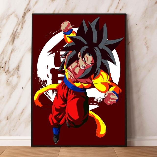 Affiches et imprimés Dragon Ball, peinture à l'huile, cadeaux de noël, Art mural, décoration de la maison