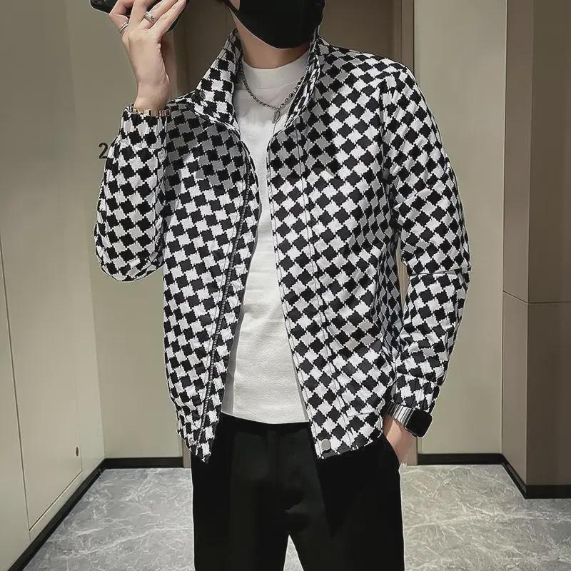Trendy Korean Slim Fit Men's Jacket - 2023 Spring/Autumn Casual Wear