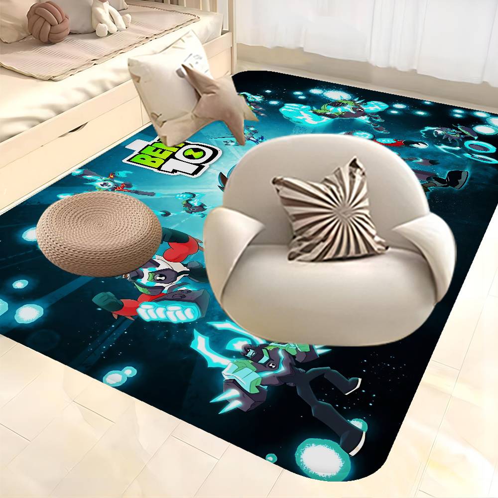 B-Ben 10 Classic Entrance Door Mat Nordic Style Bedroom Living Room Doormat Home Balcony Anti-Slip Modern Home Decor