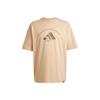 Men's Casual Crew Neck Short Sleeve T-Shirt In Warm Sand