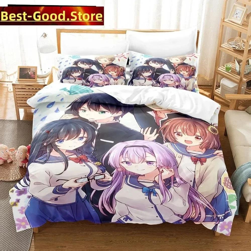 Anime Ore o Suki nano wa Omae dake kayo Bedding Set Print With Pillowcase Bed Duvet Cover Single Double Queen Super King Size