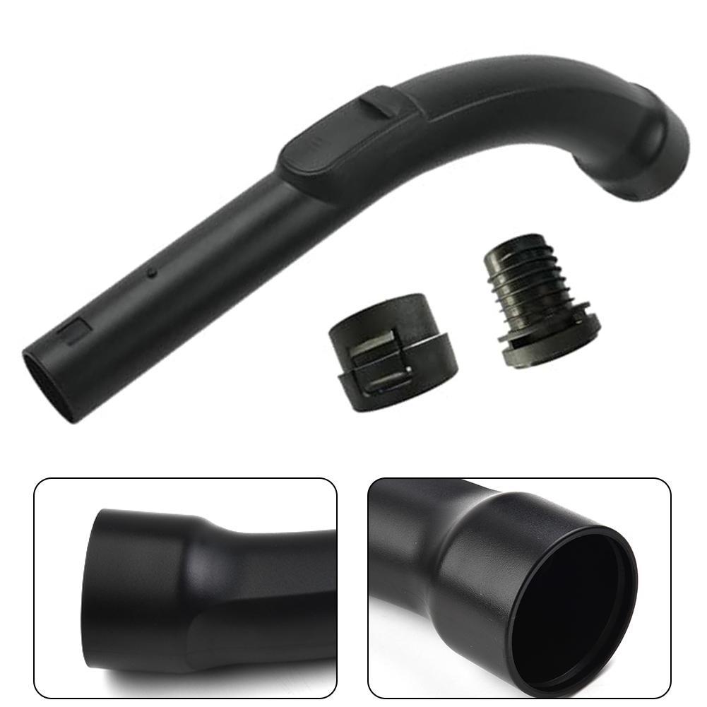 Plastic Bent-End Vacuum Hose Nut With Locking Tube & Air Regulator For Miele Canister Vacuums Including S2110, S501, S511-S548