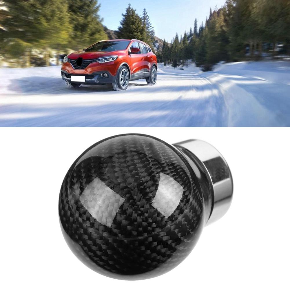 Car Modified Universal Gear Head   True Carbon Fiber Gear Shift Knob   Carbonized Gear Lever